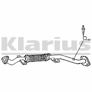 Klarius 301334 Exhaust pipe 301334: Buy near me in Poland at 2407.PL - Good price!