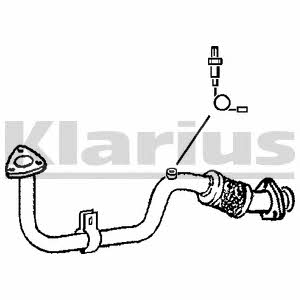 Klarius 301439 Exhaust pipe 301439: Buy near me at 2407.PL in Poland at an Affordable price!