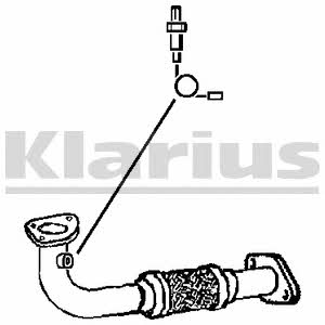 Klarius 301449 Exhaust pipe 301449: Buy near me in Poland at 2407.PL - Good price!