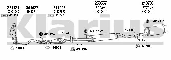  330888E Exhaust system 330888E: Buy near me in Poland at 2407.PL - Good price!
