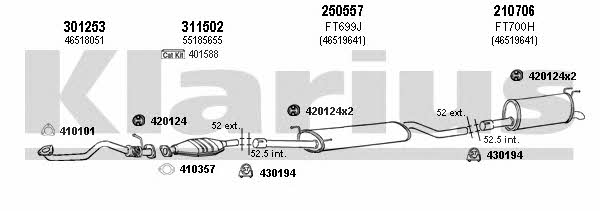  330951E Exhaust system 330951E: Buy near me in Poland at 2407.PL - Good price!