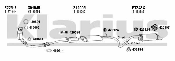 330956E Exhaust system 330956E: Buy near me in Poland at 2407.PL - Good price!