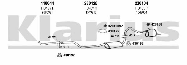  360108E Exhaust system 360108E: Buy near me in Poland at 2407.PL - Good price!