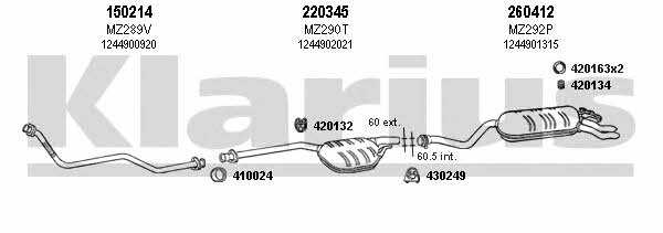  600148E Exhaust system 600148E: Buy near me in Poland at 2407.PL - Good price!