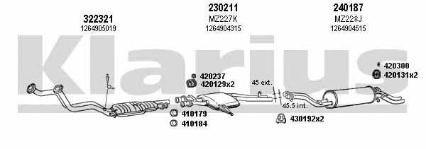  600152E Exhaust system 600152E: Buy near me in Poland at 2407.PL - Good price!