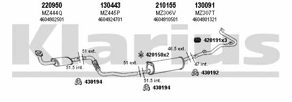  600189E Exhaust system 600189E: Buy near me in Poland at 2407.PL - Good price!