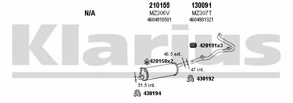  600191E Exhaust system 600191E: Buy near me in Poland at 2407.PL - Good price!
