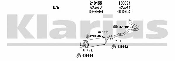  600193E Exhaust system 600193E: Buy near me in Poland at 2407.PL - Good price!
