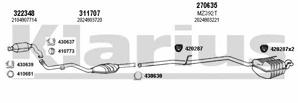  600441E Exhaust system 600441E: Buy near me in Poland at 2407.PL - Good price!