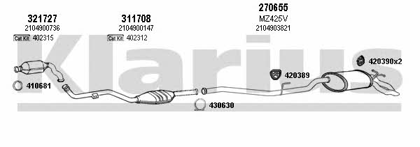  600457E Exhaust system 600457E: Buy near me in Poland at 2407.PL - Good price!