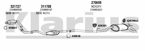  600458E Exhaust system 600458E: Buy near me in Poland at 2407.PL - Good price!