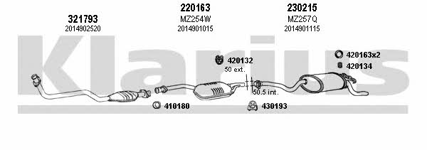  600466E Exhaust system 600466E: Buy near me in Poland at 2407.PL - Good price!