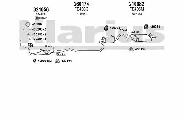  360754E Układ wydechowy 360754E: Dobra cena w Polsce na 2407.PL - Kup Teraz!