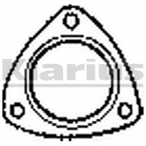 Klarius 410490 Прокладка выхлопной трубы 410490: Отличная цена - Купить в Польше на 2407.PL!