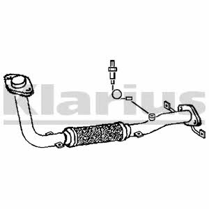 Klarius 301579 Exhaust pipe 301579: Buy near me in Poland at 2407.PL - Good price!