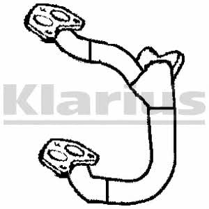 Klarius 301595 Exhaust pipe 301595: Buy near me in Poland at 2407.PL - Good price!