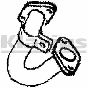 Klarius 301754 Exhaust pipe 301754: Buy near me in Poland at 2407.PL - Good price!