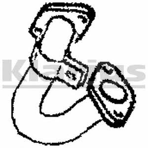 Klarius 301755 Exhaust pipe 301755: Buy near me at 2407.PL in Poland at an Affordable price!