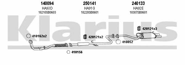  420035E Exhaust system 420035E: Buy near me in Poland at 2407.PL - Good price!