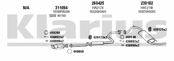  420108E Exhaust system 420108E: Buy near me in Poland at 2407.PL - Good price!