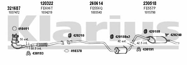  361126E Układ wydechowy 361126E: Dobra cena w Polsce na 2407.PL - Kup Teraz!