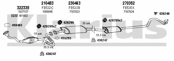  361137E Układ wydechowy 361137E: Dobra cena w Polsce na 2407.PL - Kup Teraz!