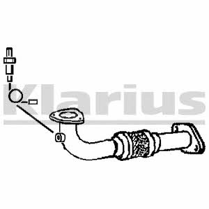 Klarius 301787 Exhaust pipe 301787: Buy near me in Poland at 2407.PL - Good price!