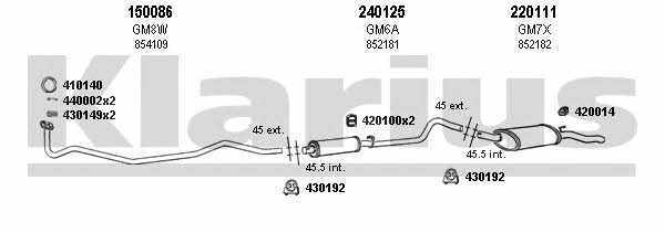  390157E Układ wydechowy 390157E: Dobra cena w Polsce na 2407.PL - Kup Teraz!