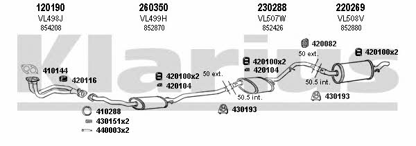  390344E Abgasanlage 390344E: Kaufen Sie zu einem guten Preis in Polen bei 2407.PL!