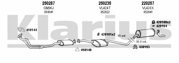  390358E Exhaust system 390358E: Buy near me in Poland at 2407.PL - Good price!