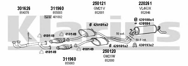  390403E Exhaust system 390403E: Buy near me in Poland at 2407.PL - Good price!
