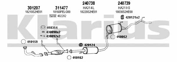  420203E Abgasanlage 420203E: Kaufen Sie zu einem guten Preis in Polen bei 2407.PL!