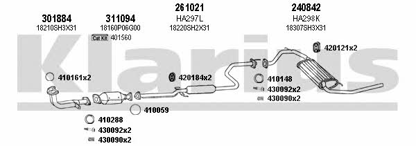  420230E Exhaust system 420230E: Buy near me in Poland at 2407.PL - Good price!