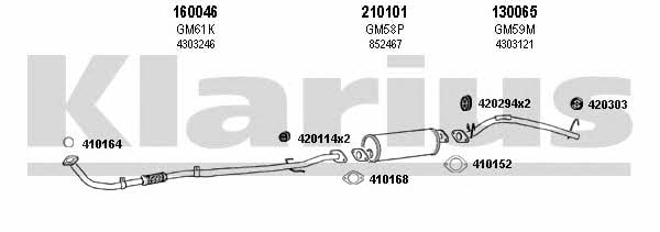  390431E Exhaust system 390431E: Buy near me in Poland at 2407.PL - Good price!