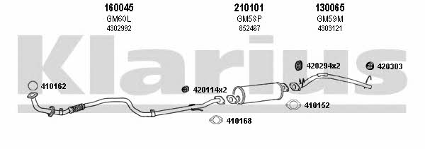  390434E Exhaust system 390434E: Buy near me in Poland at 2407.PL - Good price!