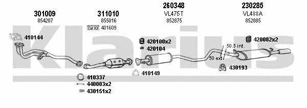  390481E Exhaust system 390481E: Buy near me in Poland at 2407.PL - Good price!