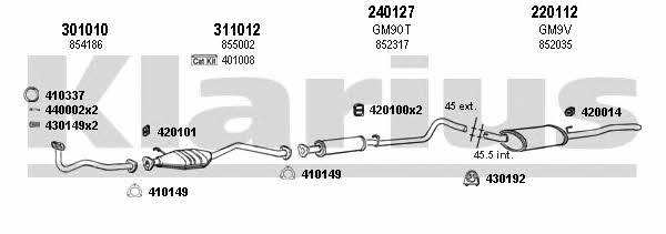  390568E Exhaust system 390568E: Buy near me in Poland at 2407.PL - Good price!