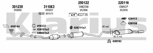  390732E Abgasanlage 390732E: Kaufen Sie zu einem guten Preis in Polen bei 2407.PL!