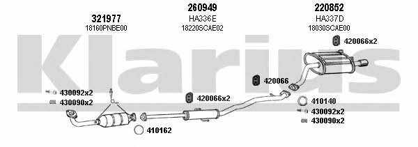  420417E Exhaust system 420417E: Buy near me in Poland at 2407.PL - Good price!
