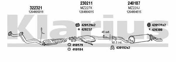  600541E Abgasanlage 600541E: Kaufen Sie zu einem guten Preis in Polen bei 2407.PL!