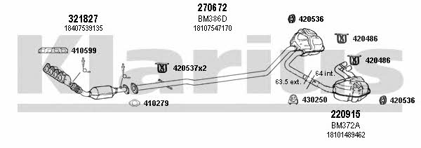  620006E Exhaust system 620006E: Buy near me in Poland at 2407.PL - Good price!