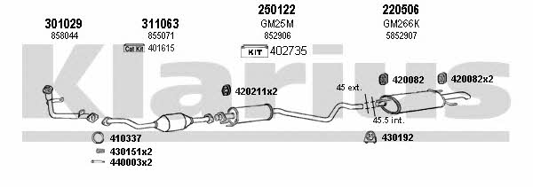  390902E Exhaust system 390902E: Buy near me in Poland at 2407.PL - Good price!