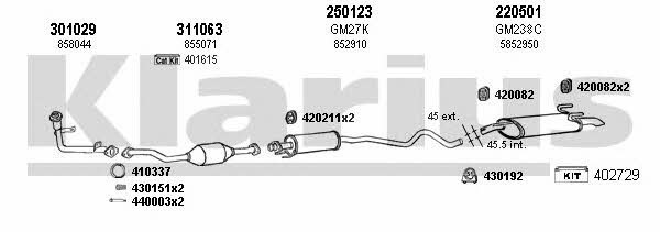  390903E Exhaust system 390903E: Buy near me in Poland at 2407.PL - Good price!