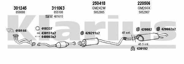  390922E Exhaust system 390922E: Buy near me in Poland at 2407.PL - Good price!