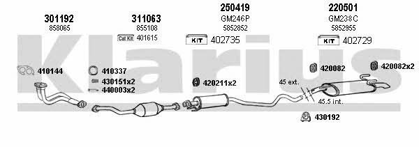  390924E Exhaust system 390924E: Buy near me in Poland at 2407.PL - Good price!