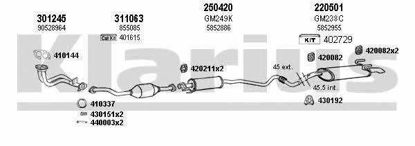  390926E Exhaust system 390926E: Buy near me in Poland at 2407.PL - Good price!
