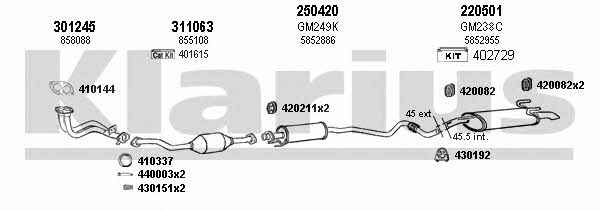  390942E Exhaust system 390942E: Buy near me in Poland at 2407.PL - Good price!