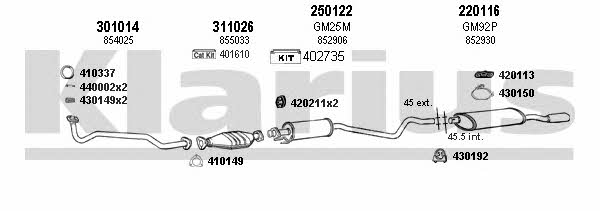  391043E Abgasanlage 391043E: Kaufen Sie zu einem guten Preis in Polen bei 2407.PL!