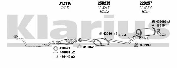  391242E Exhaust system 391242E: Buy near me in Poland at 2407.PL - Good price!