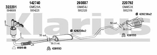  391279E Exhaust system 391279E: Buy near me in Poland at 2407.PL - Good price!